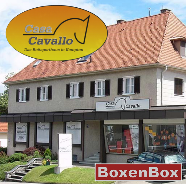 Ab sofort gibt es die BoxenBox® auch bei Casa Cavallo in Kempten im Allgäu!