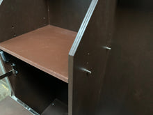 Load image into Gallery viewer, The BoxenBox® — a practical storage box for horse accessories, made of wood — dark brown
