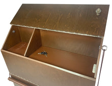 Load image into Gallery viewer, The BoxenBox® — a practical storage box for horse accessories, made of wood — dark brown