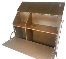 Load image into Gallery viewer, The BoxenBox® — a practical storage box for horse accessories, made of wood — dark brown