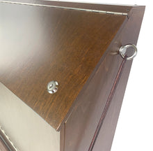 Load image into Gallery viewer, The BoxenBox® — a practical storage box for horse accessories, made of wood — dark brown