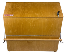 Load image into Gallery viewer, The BoxenBox® — a practical storage box for horse accessories, made of wood — dark brown