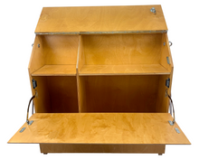 Load image into Gallery viewer, The BoxenBox® — a practical storage box for horse accessories, made of wood — dark brown