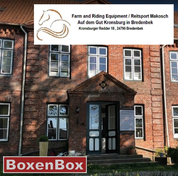 Die BoxenBox® gibt es ab sofort auch bei Reitsport Makosch in Bredenbek!