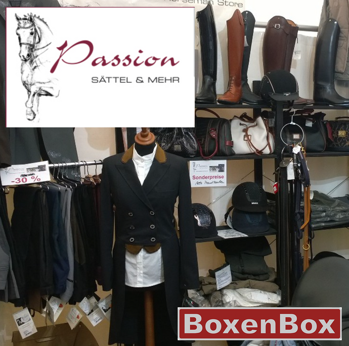 Ab sofort gibt es die BoxenBox® auch bei Passion - Sättel & Mehr in München!