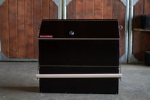 Load image into Gallery viewer, The BoxenBox® — a practical storage box for horse accessories, made of wood — dark brown

