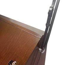 Charger l&#39;image dans la galerie, La BoxenBox® - boîte de rangement pratique pour accessoires pour chevaux en bois - brun foncé
